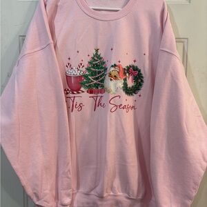 Pink 'Tis The Season Sweatshirt